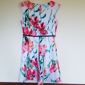 Studio One New York Floral Fit & Flare Dress